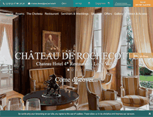 Tablet Screenshot of chateau-de-rochecotte.fr